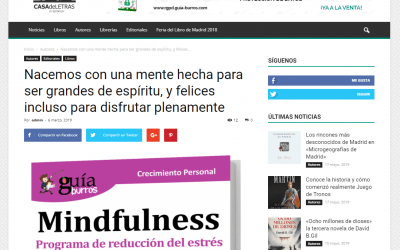 Casa de Letras habla en primicia del «GuíaBurros: Mindfulness»