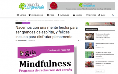 «GuíaBurros: Mindfulness» de Lola López, en el portal Mundo Emprende